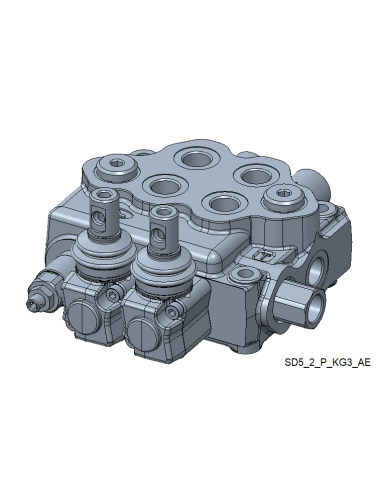Wegeventil handbetätigt SD5