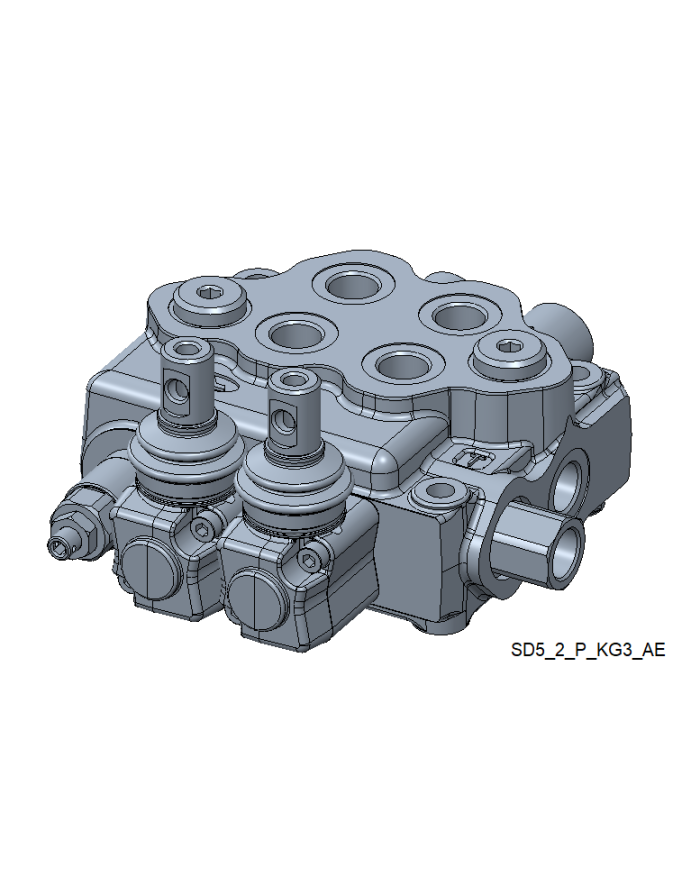 Wegeventil handbetätigt SD5