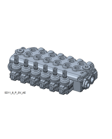 Wegeventil handbetätigt SD11