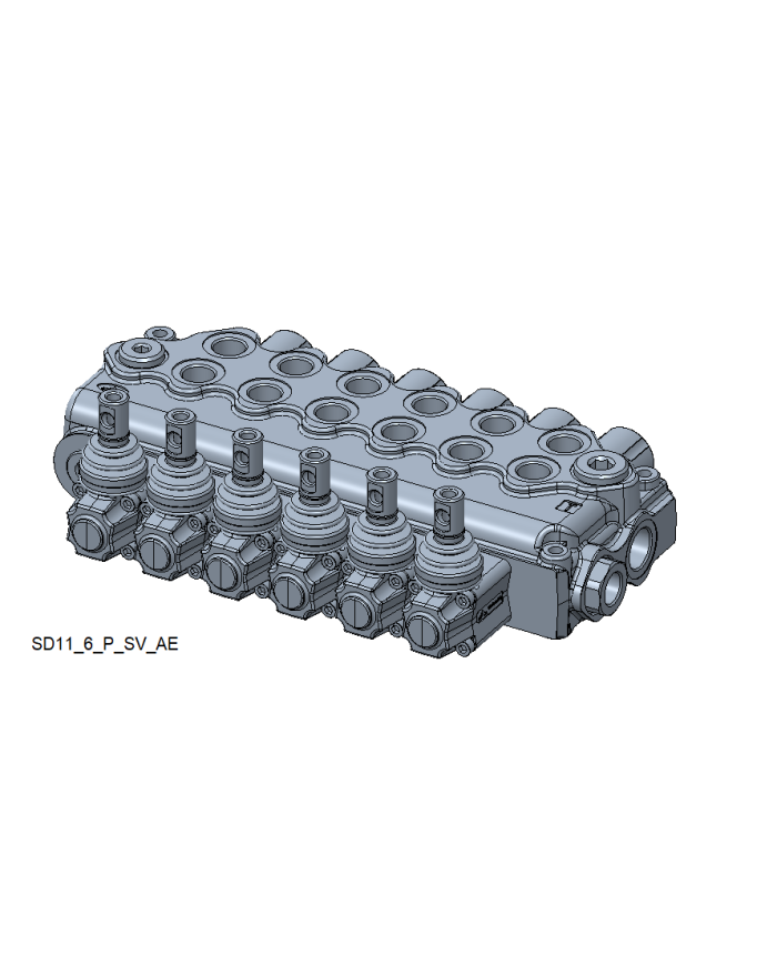 Wegeventil handbetätigt SD11