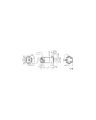 2-Lochflansch SAE A, 160 - 490 cm3/U