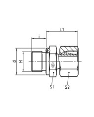 Serie L Gerade-Einschraubstutzen P-EGES - M-WD-SV