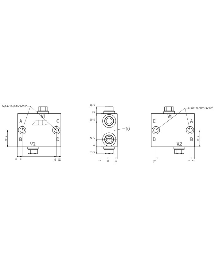 M18x1.5 60L/min 210bar
