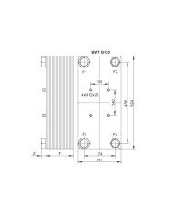 Plattenwärmetauscher BWT B35, B120
