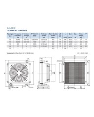 Oel-Luft Kühler Baureihe SS/SD