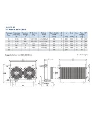Oel-Luft Kühler Baureihe SS/SD