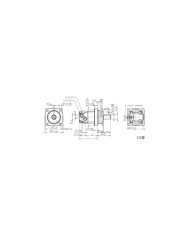 4-Lochfl. Wheel, 32mm Welle, 1/2" BSP Anschluss