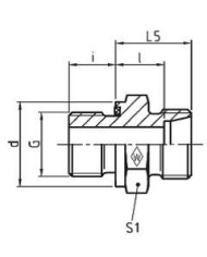 Gerade- Einschraubverschraubungen