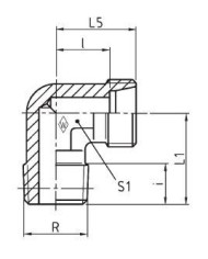 Winkel- Einschraubverschraubungen