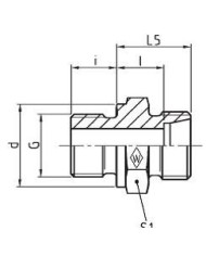 BSP Dichtkante Form B Einschraubgewinde