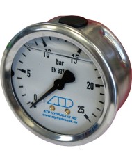 Rohrfeder Manometer mit Dämpfung Glyzerin