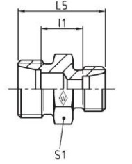 Gerade Reduzier-Stutzen