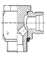 Winkel-Schwenkstutzen