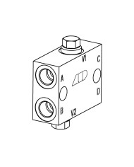 Leitungseinbau Ventilblock