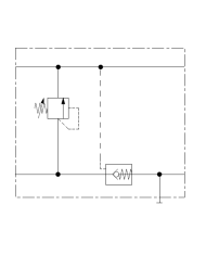 Schockventilblock mit entsp. RSV 